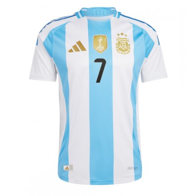 Dres Argentina Rodrigo De Paul #7 Domaci Copa America 2024 Kratak Rukav Dres Argentina Rodrigo De Paul #7 Domaci Copa America 2024 Kratak Rukav